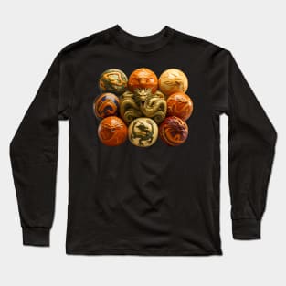 Reimagined Dragon Balls from Dragon Ball Z Long Sleeve T-Shirt